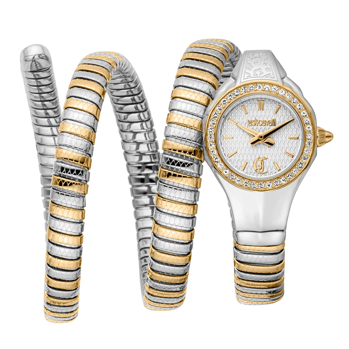 MONTRE JUST CAVALI FEMME SIMPLE ACIER